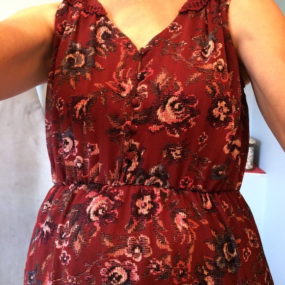 Eyeshadow sleeveless dress with lace Size M - Picture 12 of 14